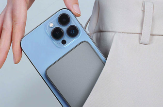 SpeedyMag 5000mAh Ultra Thin 3-in-1 Magnetic Wireless Charger for $32