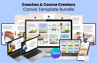 Coaches & Course Creators Canva Template Bundle: The Ultimate Solution for Stunning Course Graphics