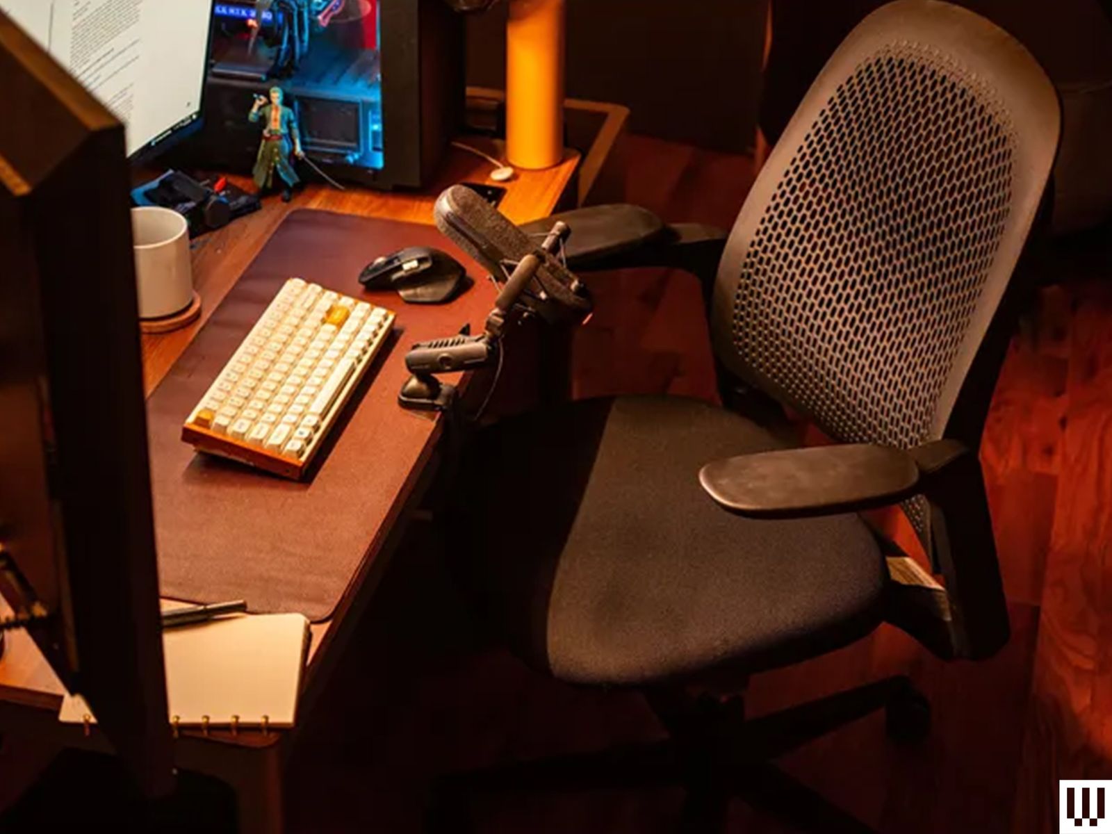 Image may contain Furniture Chair Indoors Computer Computer Hardware Computer Keyboard Electronics and Hardware