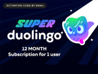 Super Duolingo: 1-Year Subscription (1 User) for $39