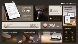 TCL introduces its own take on a color Kindle Scribe
