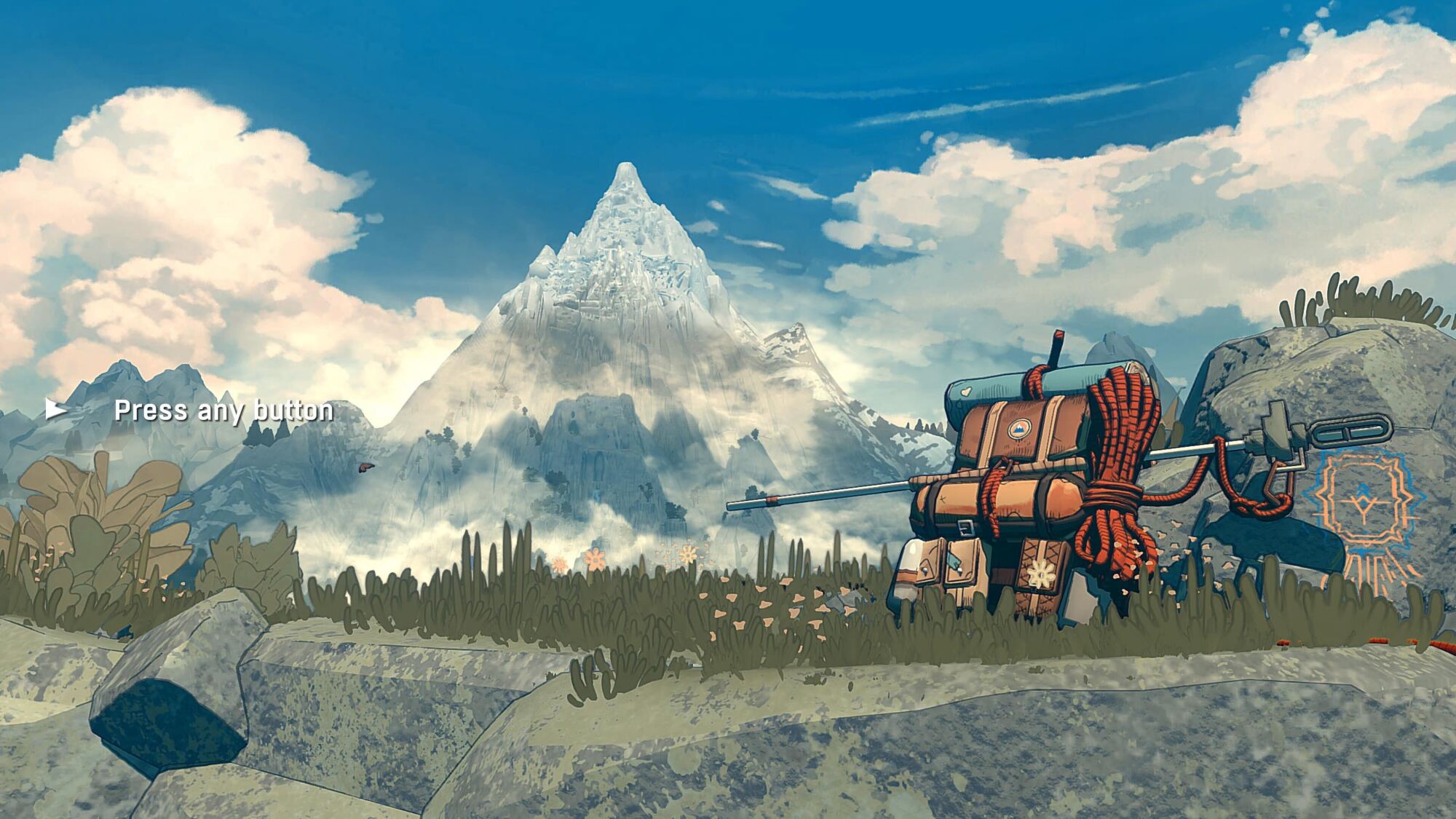 Screenshot from the game 'Cairn'