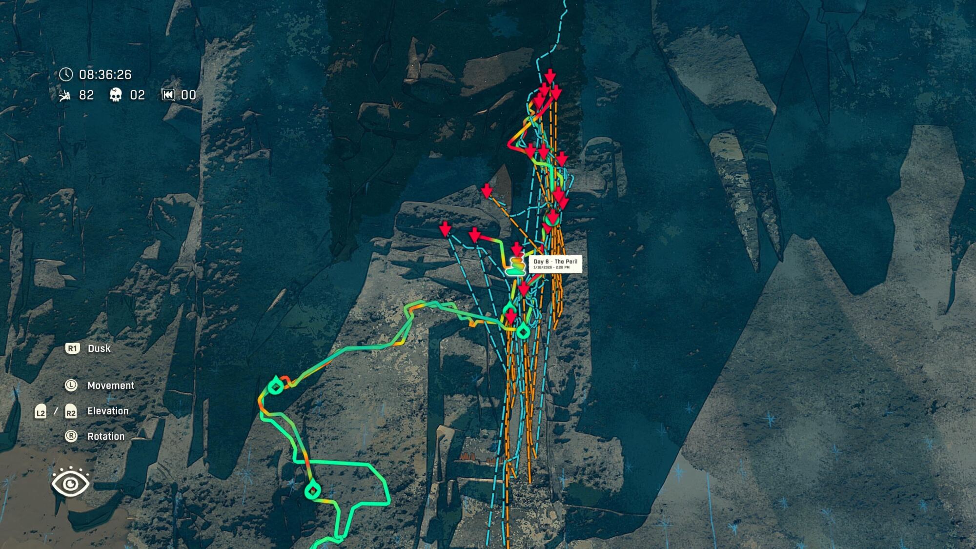 Screenshot from the game 'Cairn'