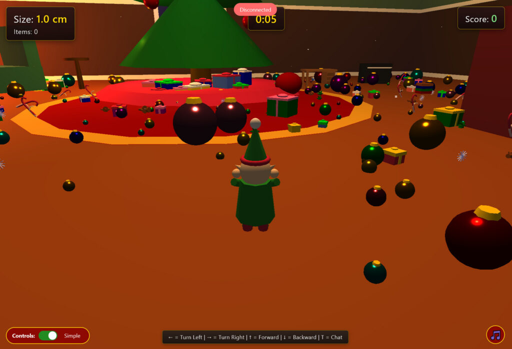 In December, I used Claude Code to create a multiplayer online clone of Katamari Damacy called "Christmas Roll-Up."