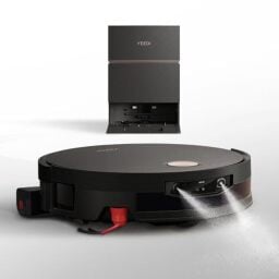 Yeedi S20 Infinity Ultra Robot Vacuum and Mop, FocusJet Stain Pre-Dissolving Tech, Mop Roller Smart Cover, 22000Pa Suction, 145°F Hot Air Dry, PowerBoost Plus Tech, AI Obstacle Avoidance,Omni Station