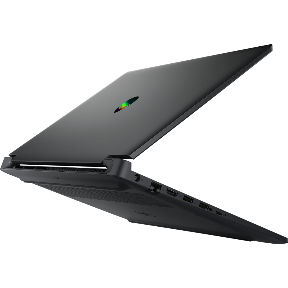 the back of the alienware 16 with rtx 3050 or 3050 graphics