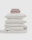 Classic Organic Percale Deluxe Bedding Bundle