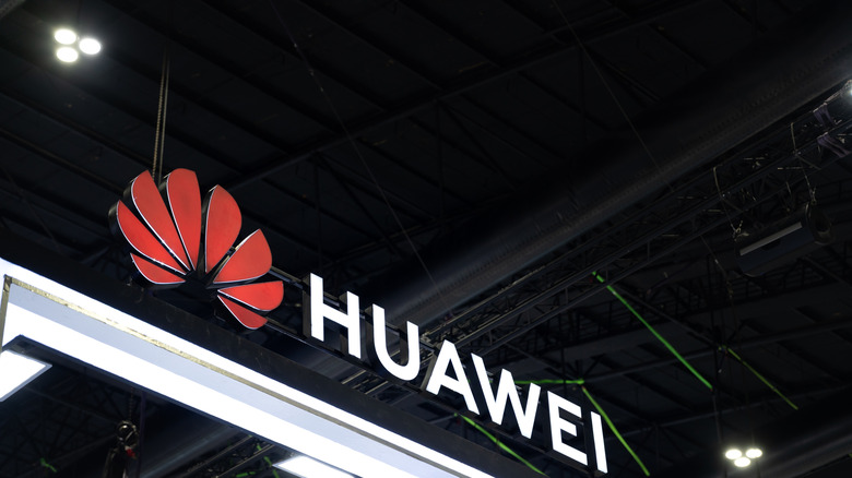 The Huawei logo.