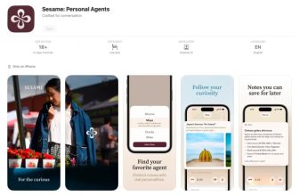 Sesame, the conversational AI startup from Oculus founders, launches its iOS app
