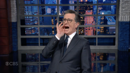 Stephen Colbert rips into the Trump phone