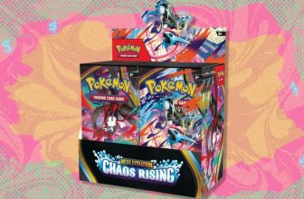 The Pokémon TCG Chaos Rising Booster Display Box is on sale for under $275 at Amazon