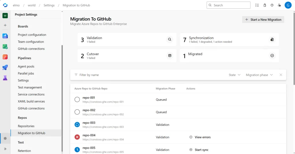 Migration to GitHub