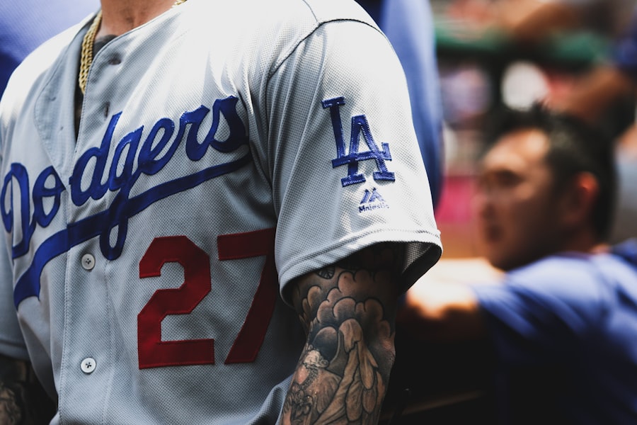 Photo dodgers vs athletics