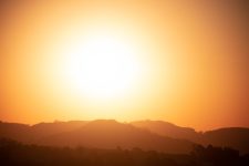 Photo extreme heat warning