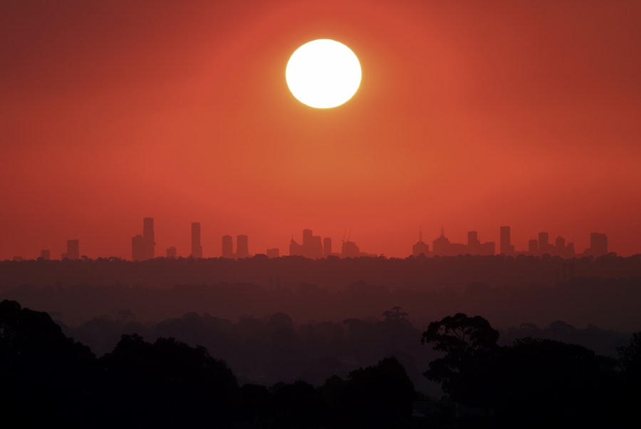 Photo extreme heat warning