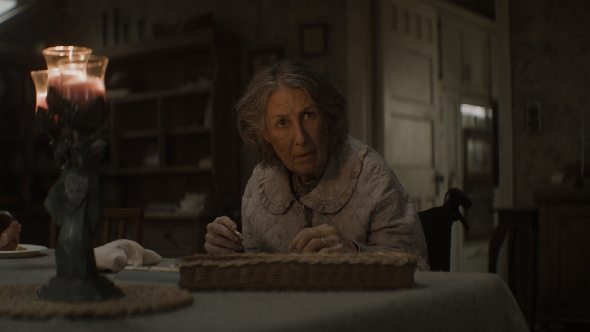 Maude Davey as Polly in New Line Cinema’s “Evil Dead Burn,” a Warner Bros. Pictures release.