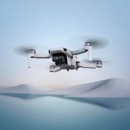 DJI drone in the sky
