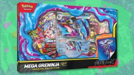 Score the Pokémon TCG: Mega Greninja ex Premium Collection for under $65 — save over $35