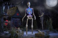 Home Depot’s viral 12-foot skeleton now talks