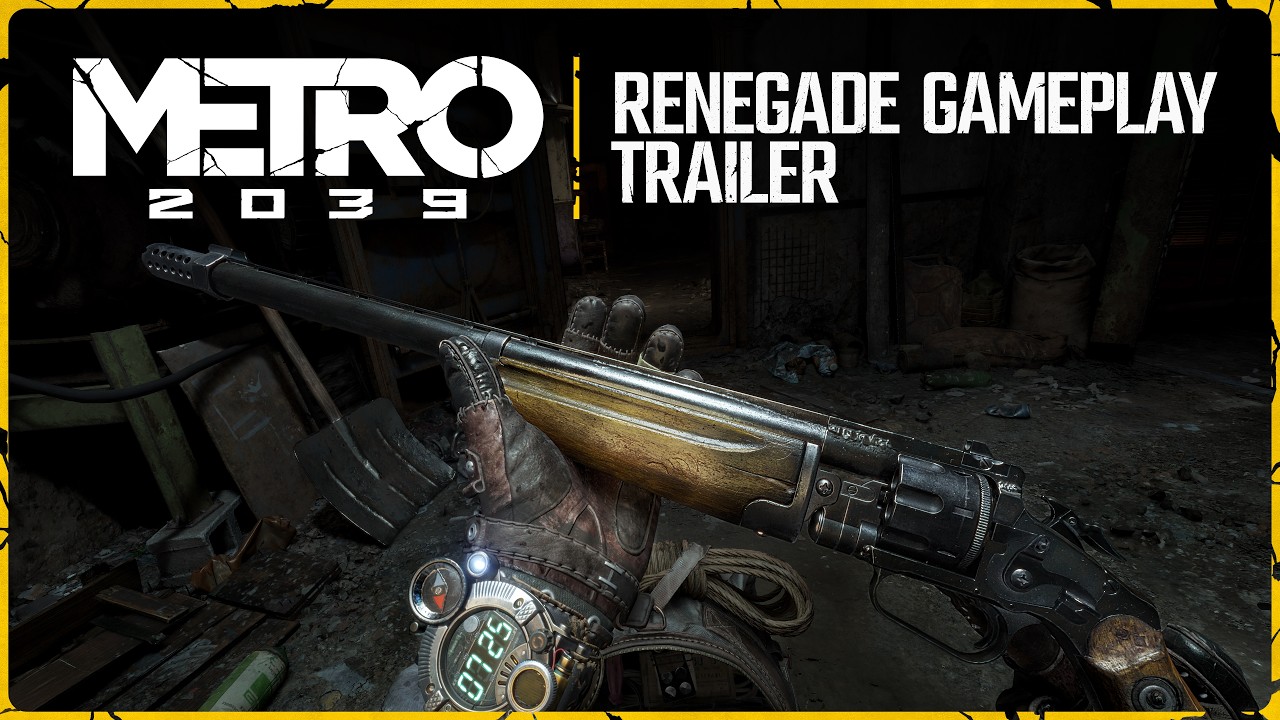 METRO 2039 | Gameplay Trailer - Renegade (4K) - YouTube