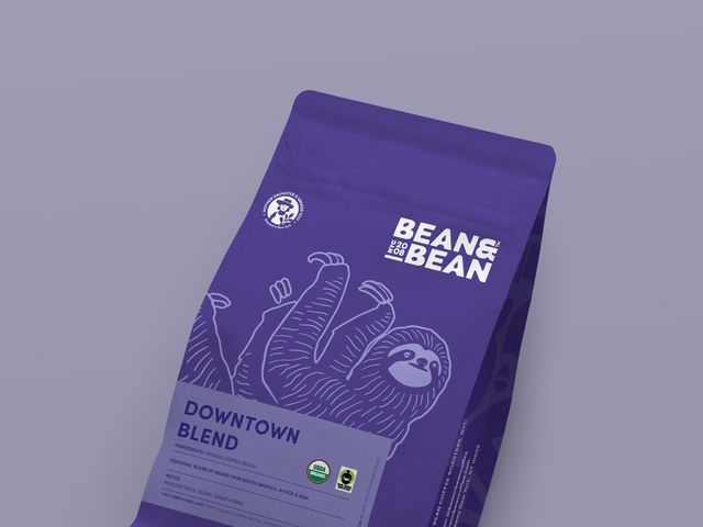 Bag of Bean and Bean coffee