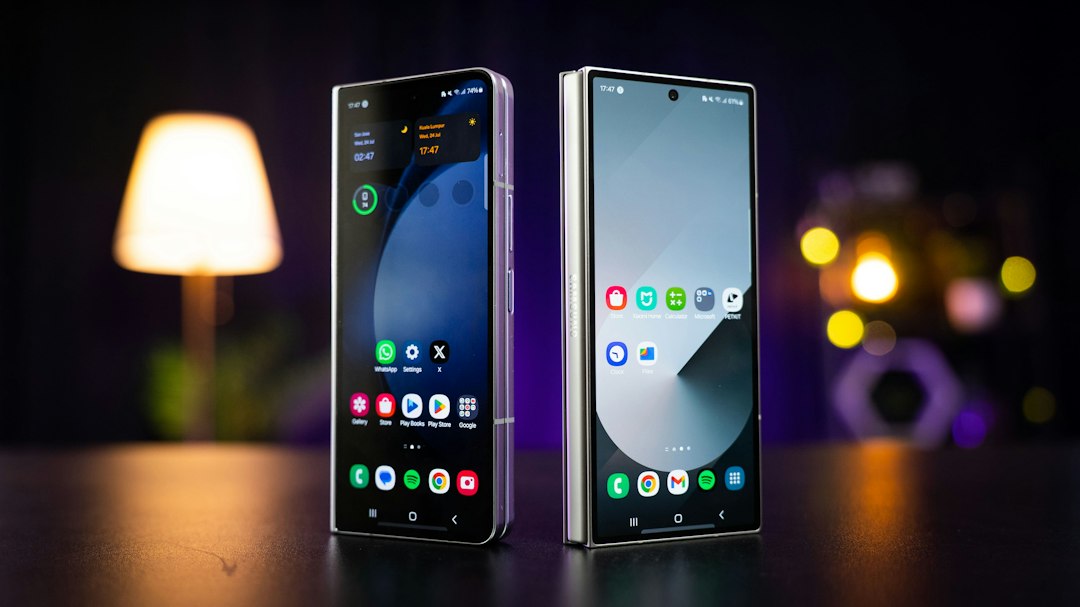 Photo Samsung Galaxy Fold smartphone