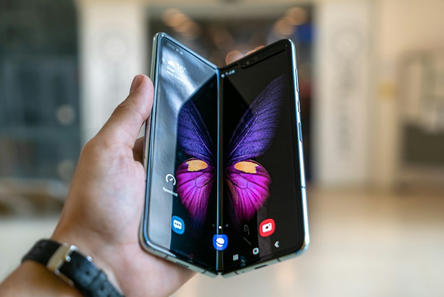 Photo Samsung Galaxy Fold smartphone