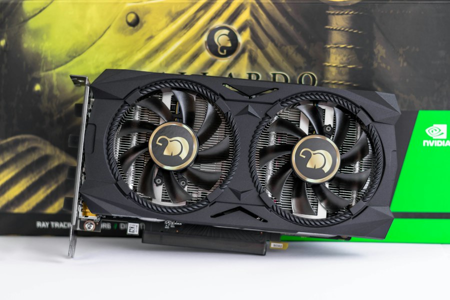 Photo NVIDIA RTX graphics card