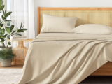 4-Piece Pre-Washed Microfiber Sheet Set for $26