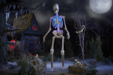 Home Depot’s viral 12-foot skeleton now talks